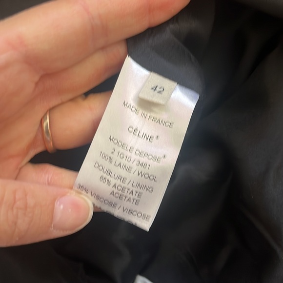 NWOT Celine authentic wool pants size 42 EU - Picture 14 of 17